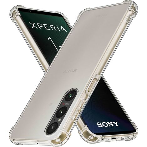 Funda para Sony Xperia 1 V, resistente a caídas, transparente. (1/4)
