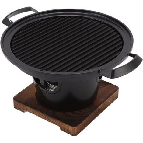 Petit barbecue de table, barbecue portable au charbon de bois, antiadhésif, barbecue au charbon de bois sans fumée pour barbecue d'intérieur. (1/5)
