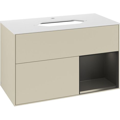 Villeroy & Boch F251PDHJ Armoire sous-lavabo Finion F25 (1/2)