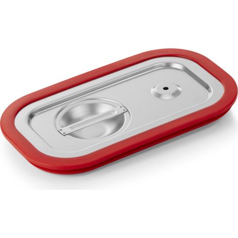 Couvercle transport inox GN 1/4 joint silicone GN SELECT - Was Germany (1/2)