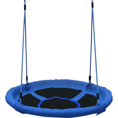 Enfants de 3 à 8 Ans Facile à Suspendre Balançoire de Jardin et Intérieur 100x180cm Charge 100kg (1/5)