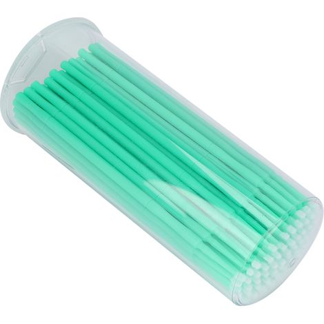 100 micro-brosses jetables, propres, flexibles, portables et pratiques pour l'application dentaire (1/5)