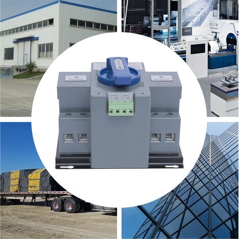 YISSALE-Automatischer Umschalter Dual Power CB-Level Manuell & Automatisch für Notstrom (1/5)