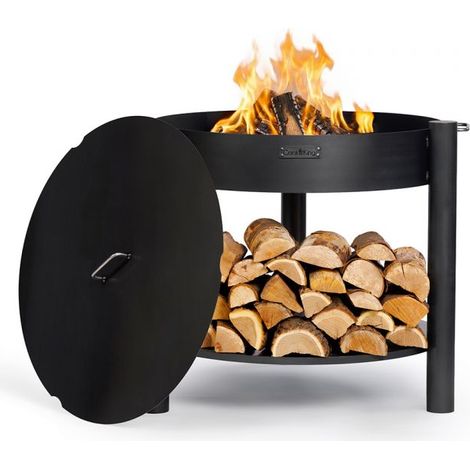 Braséro MONTANA 80cm surélevé couvercle CookKing PACK-111363-1