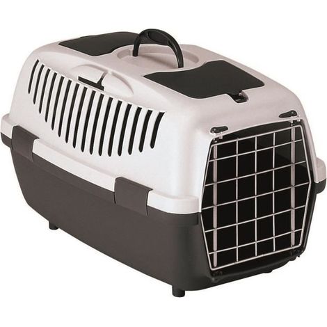 Stefanplast Gulliver transportín gris para animales de hasta 6 kg (1/2)