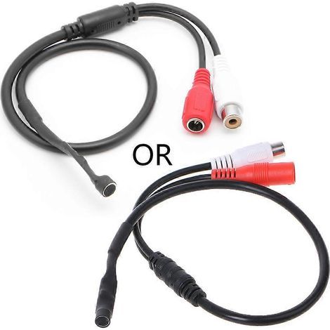 Überwachungsmikrofon (RCA-Mikrofon) für CCTV-Sicherheitsmonitor-DVR-Kamera