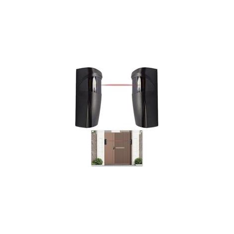 Paire de Photocellule Universelle 12/24V Capteur Infrarouge pour Portail Automatique, Compatible avec Systèmes de Contrôle d'Accès
