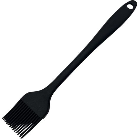 Pinceau de cuisson, pinceau à badigeonner, pinceau en silicone pour gril, pour la cuisine et la pâtisserie (noir) (1/5)