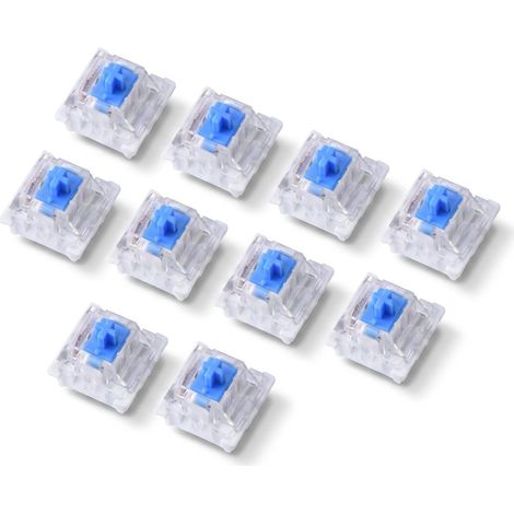 Boîtier Transparent Interrupteur mécanique à 3 Broches pour Clavier mécanique - 10 PC (1/5)