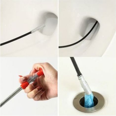 Pince À Griffes - 60 Cm - Acier Inoxydable - Pour Évier Lavabo Drain - Lot De 3 (1/5)