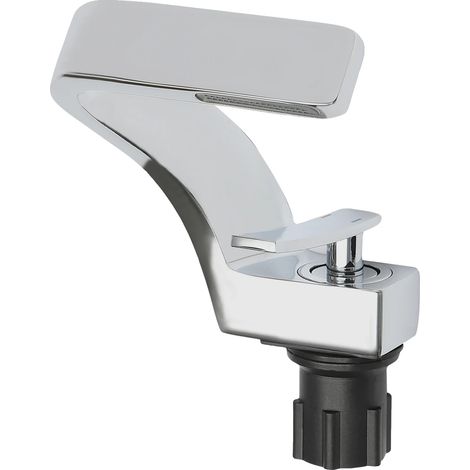 Robinet de lavabo, monté sur le plan de travail, construction en laiton durable, Électroplaqué, G3/8 (1/2)