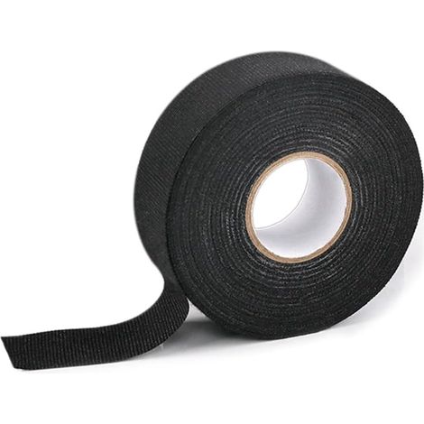 Ruban adhésif en flanelle noire pour voitures, isolant ignifugé, de (1/5)