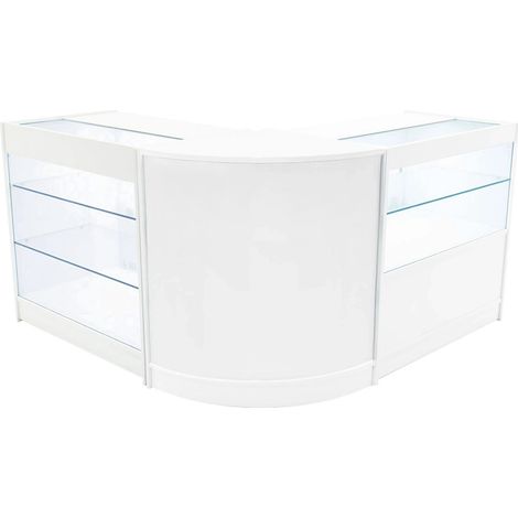 Hera LED Shop Counter Set K900, C900 & CM60 - White
