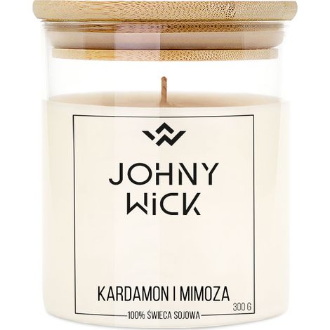 Vela perfumada de soja - Cardamomo y Mimosa 150g (1/2)