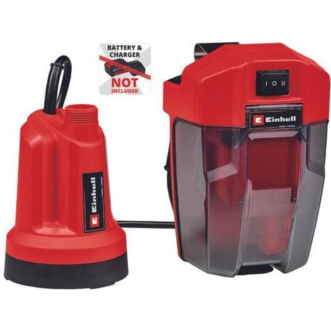 [JAMAIS UTILISÉ] Einhell Pompe d'évacuation eaux claires sans fil GE-SP 18 LL Li - Solo - sans batterie ni chargeur (1/5)