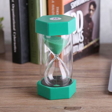 Bunte Sanduhr aus Kunststoff  Stoppuhr (3/10/20/30/60 Minuten)  Dekoration für Zuhause oder Büro  Einzigartiges Geschenk