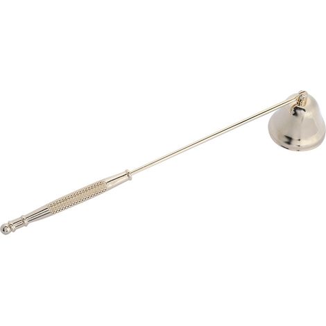 1 pièce couvre-mèche en acier inoxydable en forme de cloche avec coupe-mèche, outil de couverture de bougie (doré) (1/5)