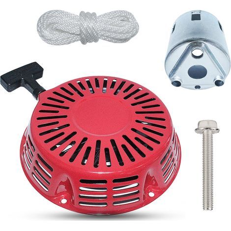 Lanceur pour Moteur Honda GX340, GX390 11CV 13CV 18CV 20CV Moteur, ADEFOL Démarrage à Rappel + Corde + Tasse de Démarrage Pièces de Rechange Recoil Starter Tirez le Démarreur (1/5)
