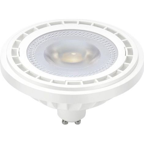Ampoule Led Ar111 Gu10 - 6 W - 3000 K Blanc Chaud - Éclairage Ponctuel - 1 Pièce (1/4)