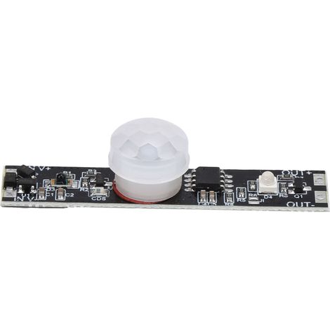 Détecteur de mouvement infrarouge PIR, interrupteur automatique pour éclairage, module ABS, alimentation DC 3.7V-24V, modèle LZGHPHWPIRV2 (1/5)