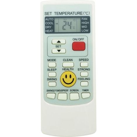 Applicable à la télécommande du climatiseur AUX YKR-H/208E (1/4)