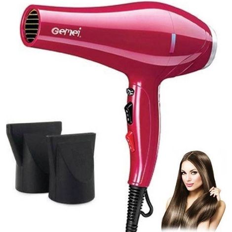 Trade Shop - Asciugacapelli Professionale Phon Gm1753 2400w 2 Velocita' Pulsante Vento Freddo - (1/5)
