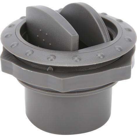 Botón embellecedor de salida de aire acondicionado para coche aqxreight, estilo redondo, mantenimiento, RV, autobús, barcos (GRIS).. (1/5)