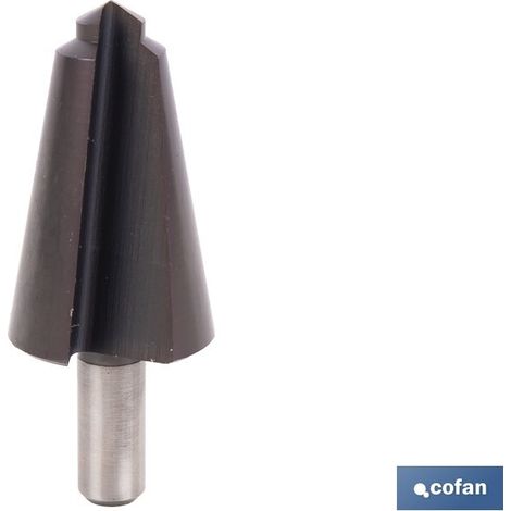 COFAN broca escalonada. tialn-talad. 16 - 30 , BROCA TITANIO AVELLANADA HSS. Broca en acero rápido rectificadas con dos cortes planos. (1/4)