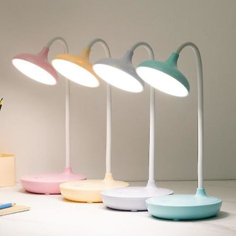 Lampe de bureau tactile flexible à 20 LED, lampe de chevet, lampe de lecture, intensité variable, rechargeable par USB (1/4)