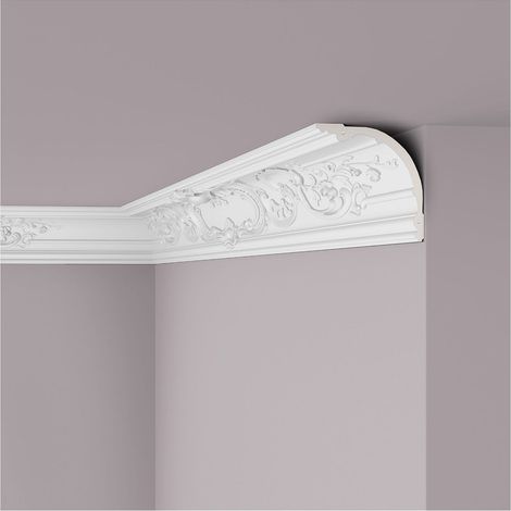Cornisa NMC Z41 ARSTYL Noel Marquet Moldura decorativa Perfil de estuco diseño atemporal clásico blanco 2 m (1/5)