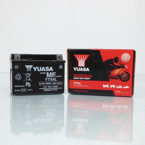 batterie sla yuasa für roller kymco 50 k12 1996 bis 1997 ytx4l-bs