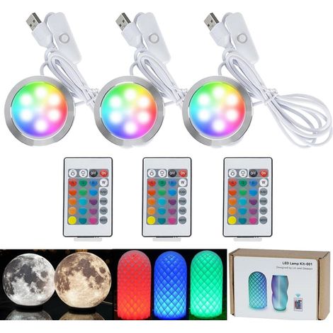 impression 3D Makerworld Kit de 3 projecteurs LED RVB 001 pour Bambu Lab A1 mini/P1S/P2S/X1C/X1E/A1 (1/5)