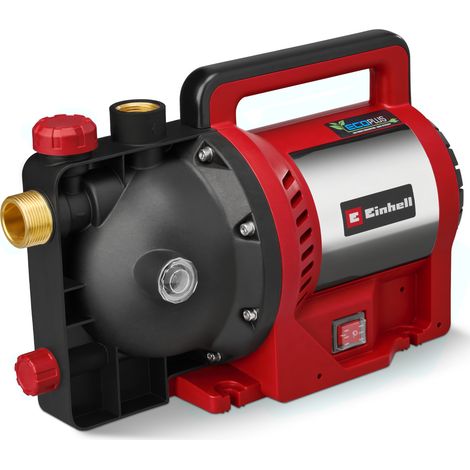 Einhell Gartenpumpe GC-GP 1170 ECO PLUS (max. 7000 L/h Fördermenge, max. 50 m Förderhöhe, ECO PLUS Technologie, Wasserablassschraube, inkl. Universaladapter 33,3 mm)