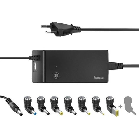 Hama 200004 Alimentation PC portable 90 W 12 V/DC, 14 V/DC, 15 V/DC, 16 V/DC, 18 V/DC, 18.5 V/DC, 19 V/DC, 19.5 V/DC, 20 V/DC, 21 V/DC, 22 V/DC 6 A Y723472 (1/3)