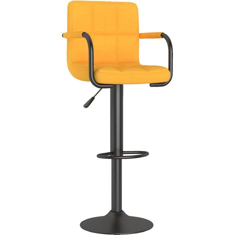 Maison Exclusive - Barhocker Senfgelb Stoff (1/5)