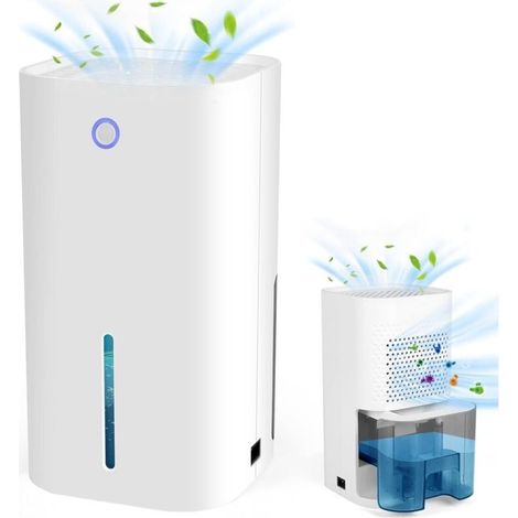 Dehumidifier electric compact for pieces up to 20 m² – Technology to condensation – Off automatic – Protection against moisture and mold (1/5)