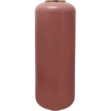 Vase Design "Touna" 81cm Rose & Or (1/3)