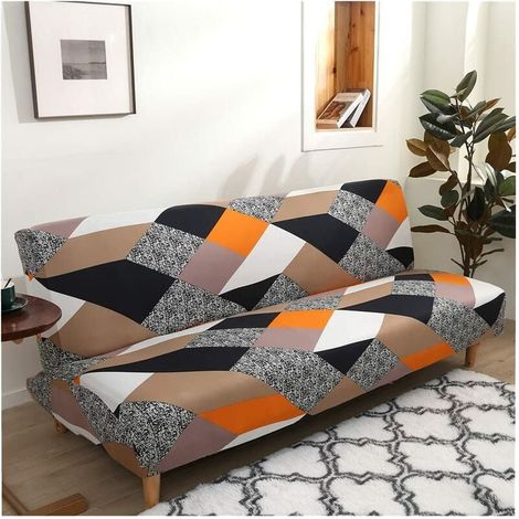 1 Housse de canapé, tissu extensible, motif floral, pour salon, dimensions 180-210 cm (1/5)