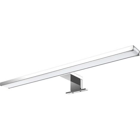 Lámpara LED Espejo de Baño – Acero Inoxidable, Impermeable, Sin Parpadeo, Luz Neutra, 220V (1/5)