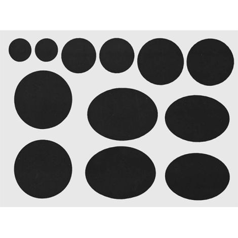 Lot de 10 pièces adhésives auto-collantes en nylon imperméable pour réparation de parapluie et doudoune (1/5)