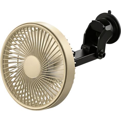 Ventilateur de voiture puissant avec ventouse forte pour-Beige B (1/2)