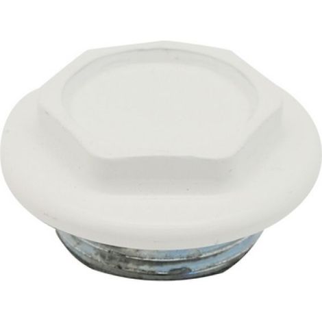TAPPO CIECO DX / SX  ZINCATO VERNICIATO PER RADIATORI FL 56 1&quot1/4 Dx Bianco