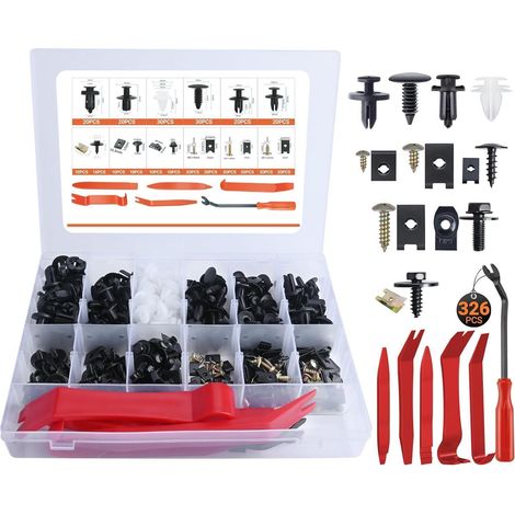 Clips Auto 140 Stück Türverkleidung Klammern Spreiznieten LS25421 (1/5)