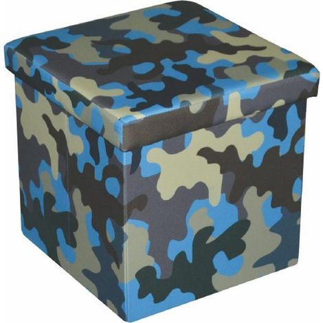 POUF CONTENITORE IN MDF E PVC (1/4)