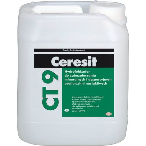 Impregnador hidrófugo Ceresit ct9 10L alta alcalinidad