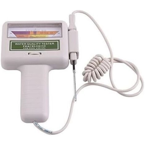 PH Testeur Automatique de Chlore PH-Mètre Analyseur de l'Eau Numérique Spécialement pour Piscine Spa Aquarium (1/5)