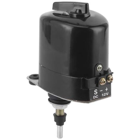 Moteur d'essuie-glace 12 V – Accessoire de rechange pour tracteur Willys Jeep – Matériau ABS et fer – Installation rapide