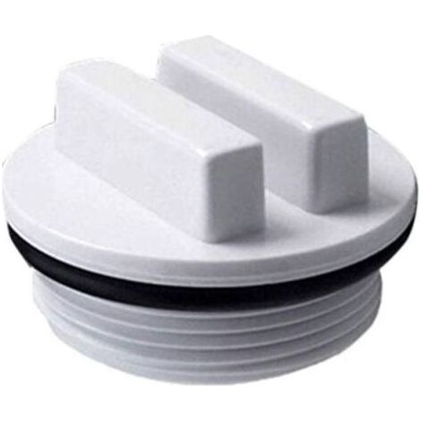 Pair Bouchon d'hiver pour buse d'piscine - avec Joint torique - Filetage extérieur 1,5\" - Bouchon d'hiver pour Buses d'entrée ou Skimmer (1/5)