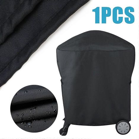 Housse de barbecue compatible avec les modèles Weber Q1000 et Q2000. Tissu Oxford 210D, imperméable et anti-poussière. Lot de 5. (1/5)