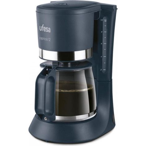 Cafetera de Goteo 12 Tazas Ufesa 71604776 Capriccio Azul